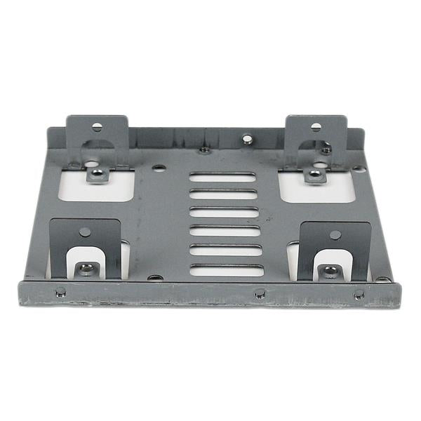 StarTech.com Dual 2.5" to 3.5" HDD Bracket for SATA Hard Drives - 2 Drive 2.5" to 3.5" Bracket for Mounting Bay - TAA