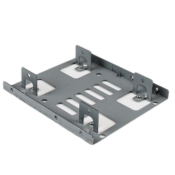 StarTech.com Dual 2.5" to 3.5" HDD Bracket for SATA Hard Drives - 2 Drive 2.5" to 3.5" Bracket for Mounting Bay - TAA
