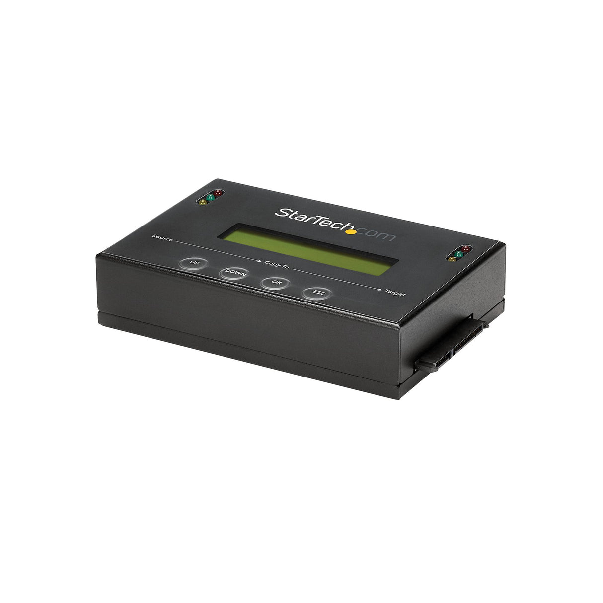 StarTech.com 1:1 Standalone Hard Drive Duplicator & Eraser, SATA HDD / SSD Disk Cloner / Copier / Wiper / Sanitizer, Drive Cloning / Recovery Tool, LCD Display, TAA Compliant - OS Independent