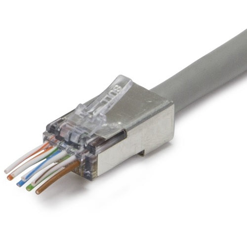 Platinum Tools ezEX44 ezEX-RJ45 Cat6 Shielded Internal Hi-Lo stagger 50 Jar