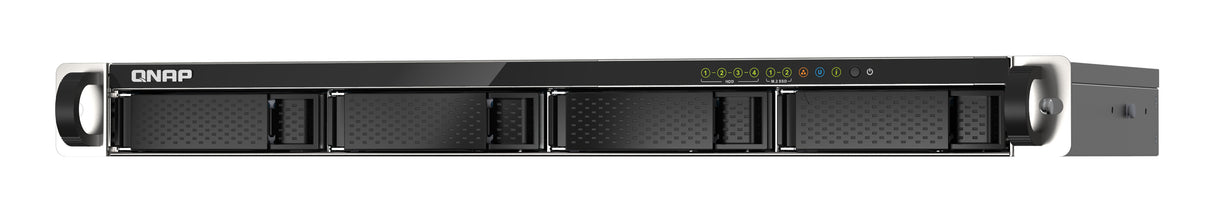 QNAP TS-435XEU NAS Rack (1U) Marvell CN9131 4 GB DDR4 0 TB QNAP QTS Black, Grey