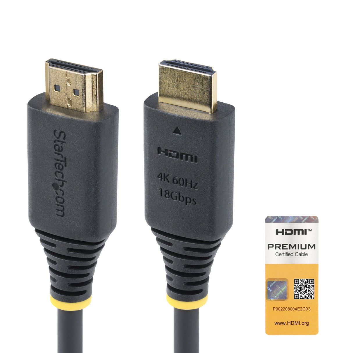 StarTech.com 30ft (9.1m) Active High Speed HDMI Cable, 4K 60Hz/1440p 144Hz, HDR10/HDCP 2.2/ARC, 18Gbps, UHD HDMI 2.0 Cord for TV/Monitor/Display, TPE Jacket