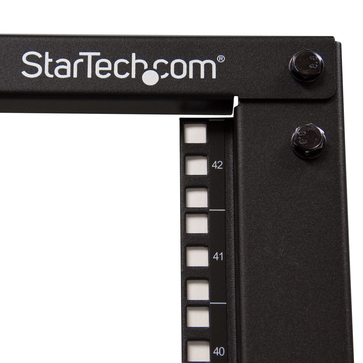 StarTech.com 42U 4-Post Server Rack, 19in Open Frame Rack with 40in (101cm) Mounting Depth and 1323lb (600kg) Weight Capacity, Mobile or Floor Mount IT Rack