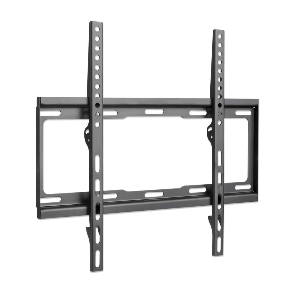 Manhattan TV & Monitor Mount, Wall, Fixed, 1 screen, Screen Sizes: 32-55", Black, VESA 200x200 to 400x400mm, Max 40kg, LFD, Lifetime Warranty
