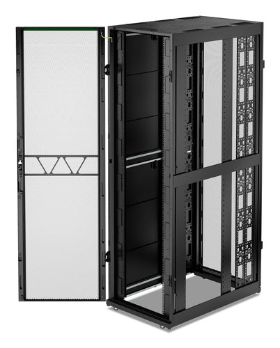 APC NetShelter SX, Server Rack Enclosure, Gen 2, 52U, 2436H x 750W x 1200D mm, with Sides, Black