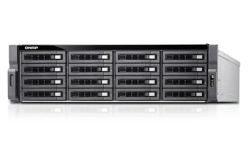 QNAP TDS-16489U R2 NAS Rack (3U) Intel® Xeon® E5 v4 E5-2620V4 64 GB DDR4 0 TB Aluminium, Black