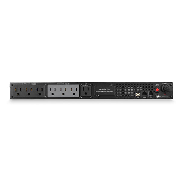 CyberPower PR1000LCDRT1U uninterruptible power supply (UPS) Line-Interactive 1 kVA 800 W 7 AC outlet(s)