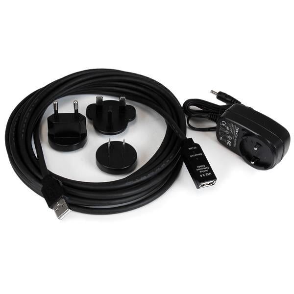 StarTech.com 5m USB 2.0 Active Extension Cable - M/F - TAA