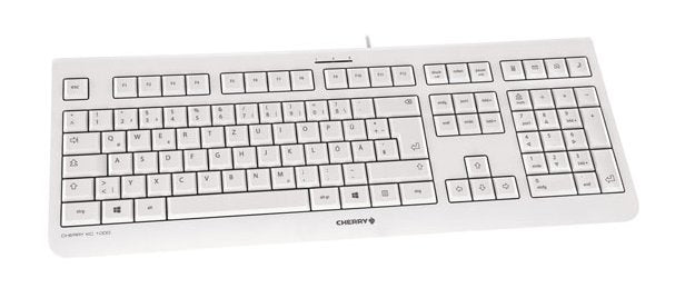CHERRY KC 1000 keyboard Universal USB Spanish Grey