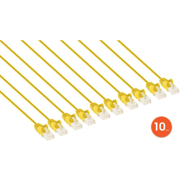 Intellinet 744799 networking cable Yellow 5 m Cat6 U/UTP (UTP)