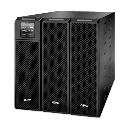APC Smart-UPS On-Line, 10kVA/10kW, Tower, 230V/400V, 6x C13+4x C19 IEC outlets, Network Card+SmartSlot, Extended runtime, W/O rail kit
