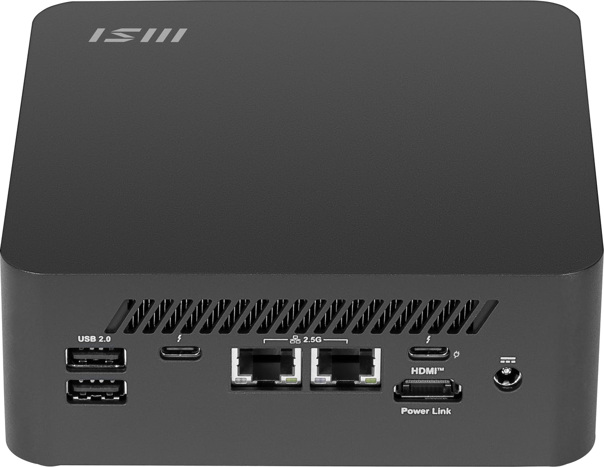 MSI Cubi NUC AI+ 2MG-023US Copilot+ PC Intel Core Ultra 7 258V 32 GB LPDDR5x-SDRAM 1 TB SSD Windows 11 Home Mini PC Black