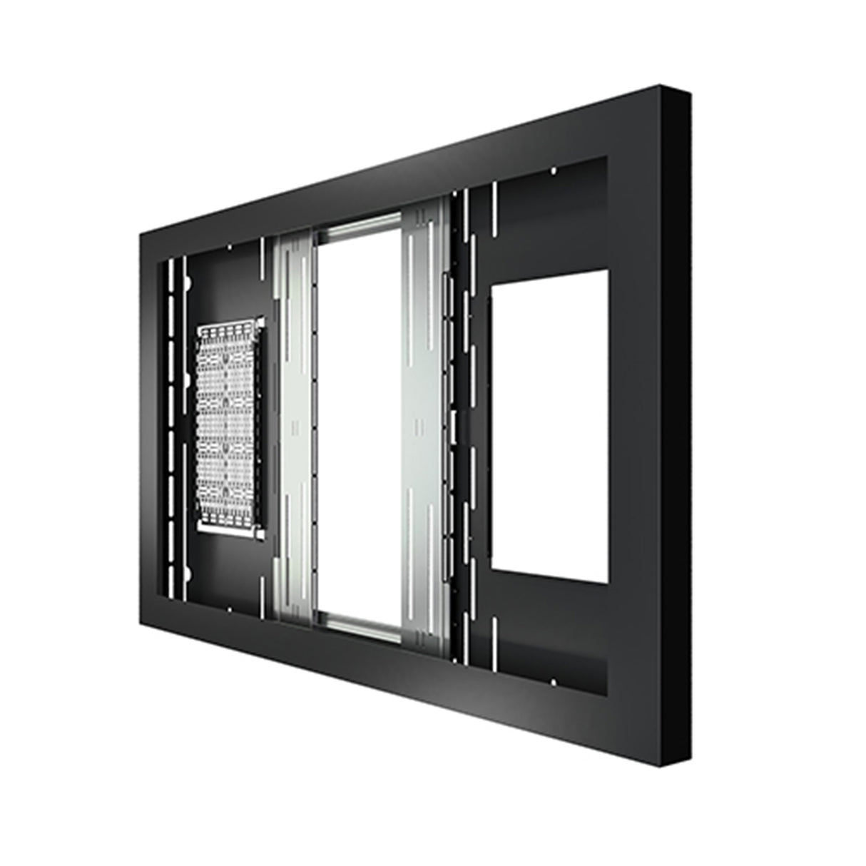 Chief ImpactTM On-Wall Kiosk - Landscape 49 Inch Black