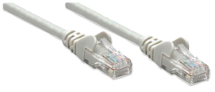 Intellinet Cat6 U/UTP Network Patch Cable, 0.3 m (1 ft.), Gray