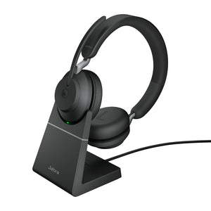 Jabra Evolve2 65 - Link390c MS Stereo Stand Black NA