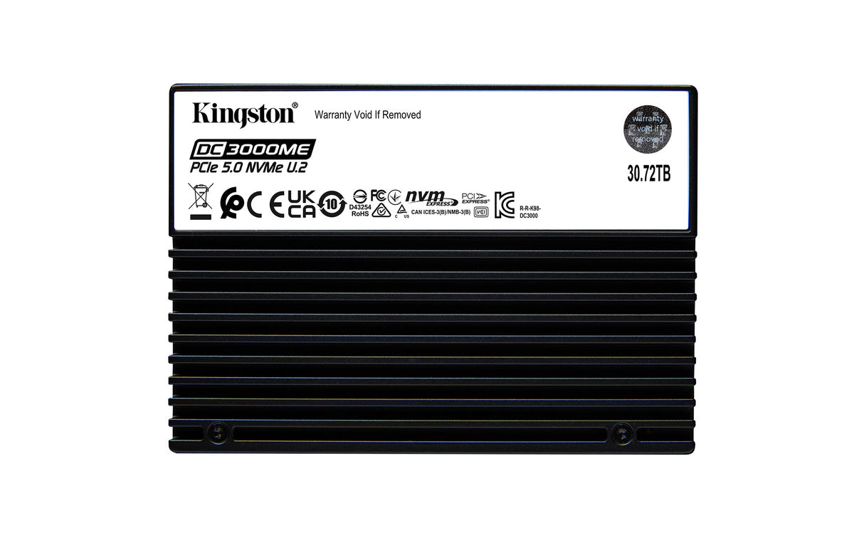 Kingston Technology 30.7TB DC3000ME U.2 PCIe 5.0 NVMe TCG Opal Enterprise SSD