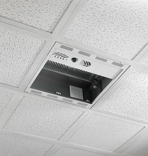 Chief 2' x 2' Above Suspended Ceiling Storage Box with Column Drop