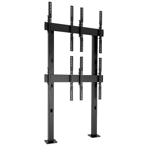 Chief Fusion® 2 x 2 Portrait Micro-Adjustable Large Bolt-Down Freestanding Video Wall