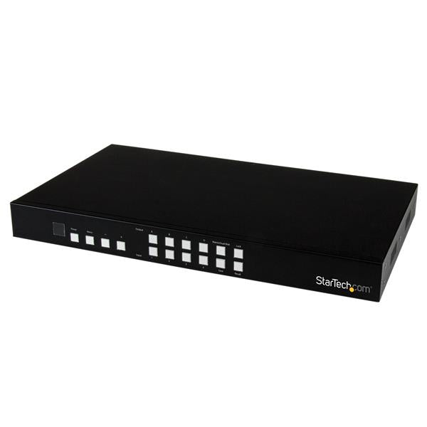 StarTech.com 4x4 HDMI Matrix Switch with Picture-and-Picture Multiviewer or Video Wall - TAA