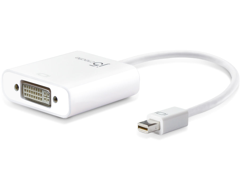 j5create Mini DisplayPort/DVI 0.1 m White