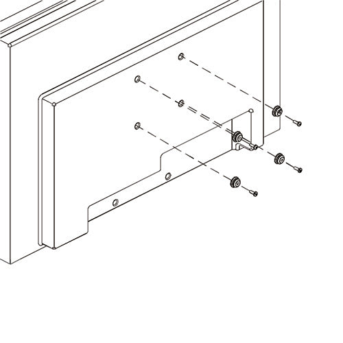 Chief Small Flat Panel Interface Buttons and Hardware for FSR and FTR