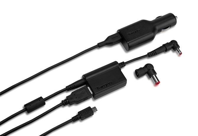 Targus Dell Tablet Charger Laptop, Tablet Black Cigar lighter Auto