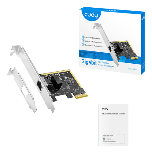 Cudy PE10 network card Internal Ethernet 1000 Mbit/s