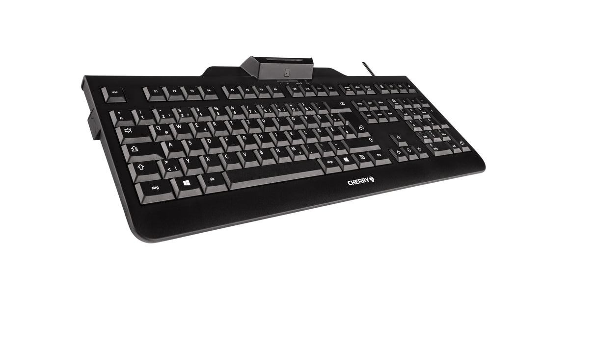 CHERRY KC 1000 SC keyboard Office USB QWERTY US English Black