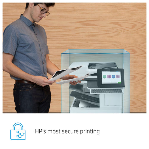 HP LaserJet Enterprise Flow LaserJet Enterprise M635z Multifunction Black and white Printer, Ethernet Only; Copier, Scanner