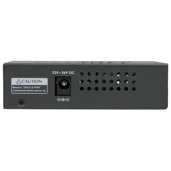 StarTech.com 4-Port Gigabit Midspan - PoE+ Injector - 802.3at/af - TAA