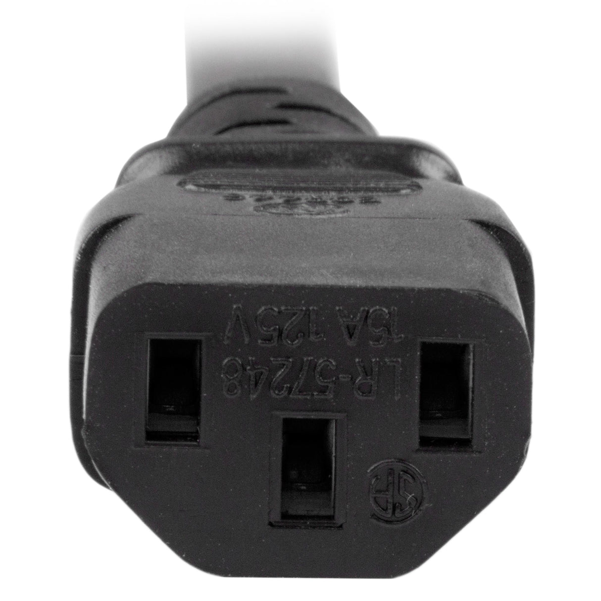 StarTech.com 6ft (1.8m) Heavy Duty Extension Cord, IEC 320 C13 to IEC 320 C20 Black Extension Cord, 15A 125V, 14AWG, Heavy Gauge Power Extension Cable, IEC 320 C13 to IEC 320 C20 AC Power Cord - UL Listed