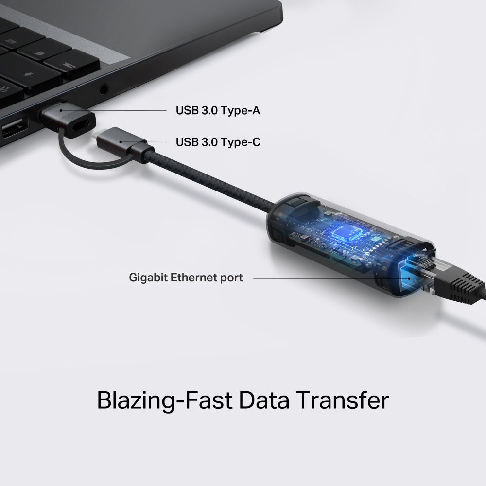 TP-Link USB Type-C to RJ45 Gigabit Ethernet Network Adapter
