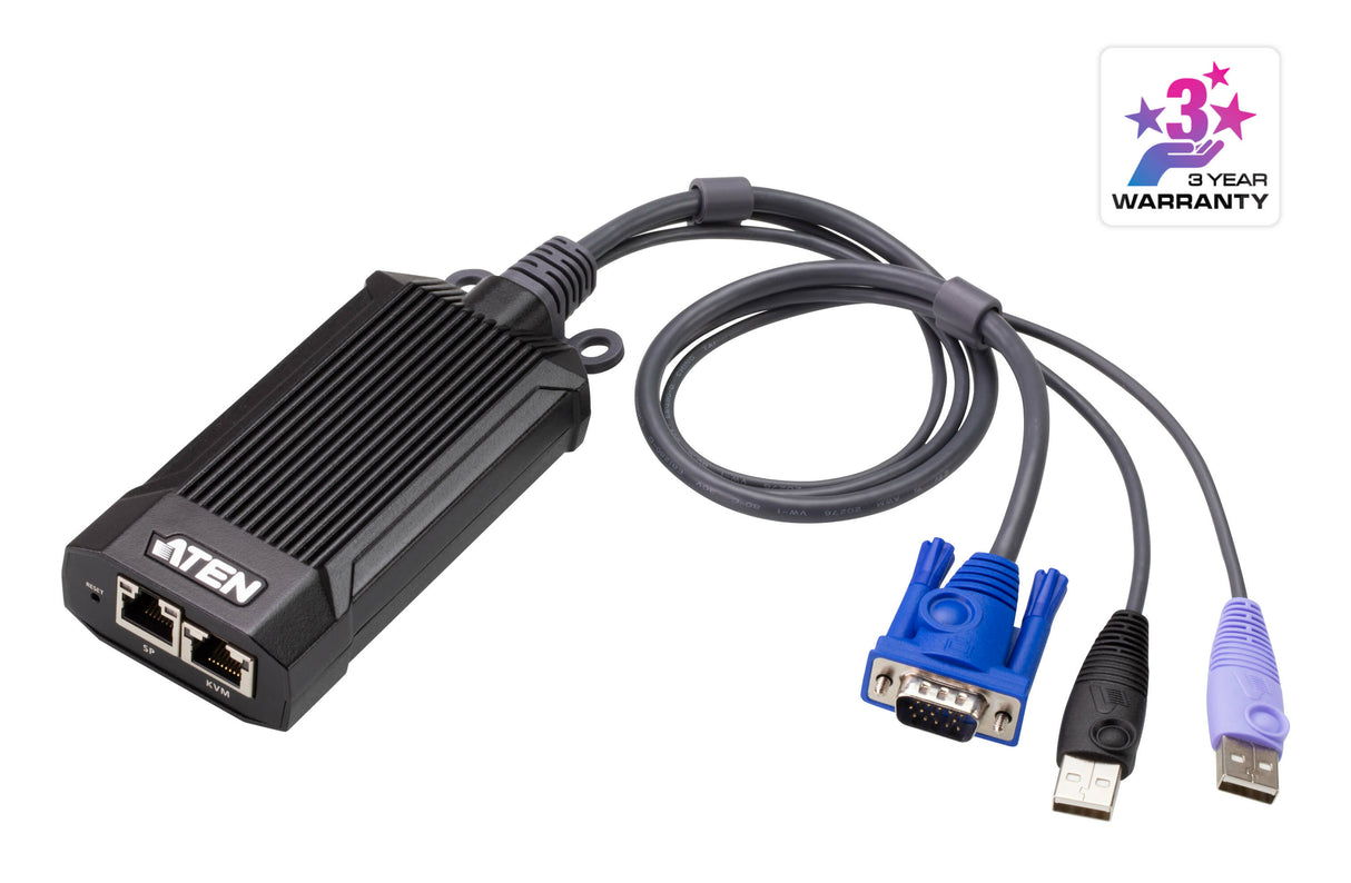 ATEN KG1900T KVM switch Black, Blue, Purple