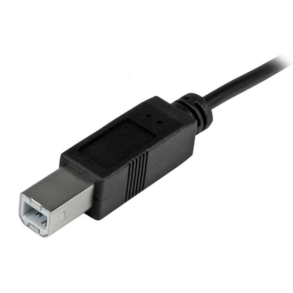 StarTech.com 6.6ft (2m) USB-B to USB-C Cable, Data Cord, USB 2.0, USB-C Data Transfer Cable