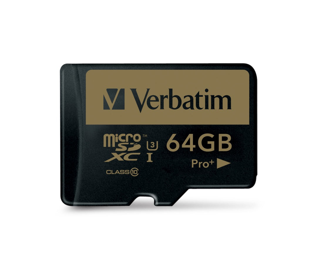 Verbatim Pro+ 64 GB MicroSDHC MLC Class 10