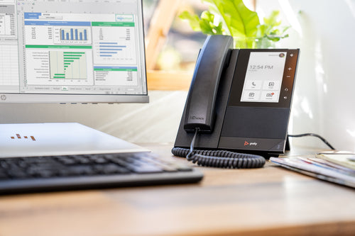 HP Poly CCX 500 Business Media Phone for Microsoft Teams and PoE-enabled