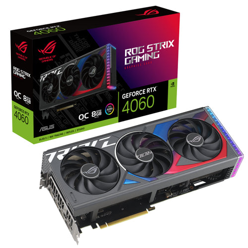 ASUS ROG -STRIX-RTX4060-O8G-GAMING NVIDIA GeForce RTX 4060 8 GB GDDR6