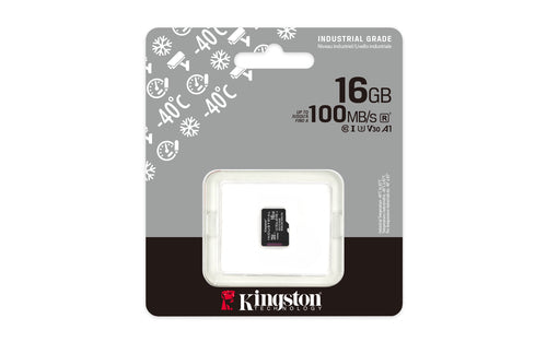 Kingston Technology 16GB microSDHC Industrial C10 A1 pSLC Card Single Pack w/o Adapter