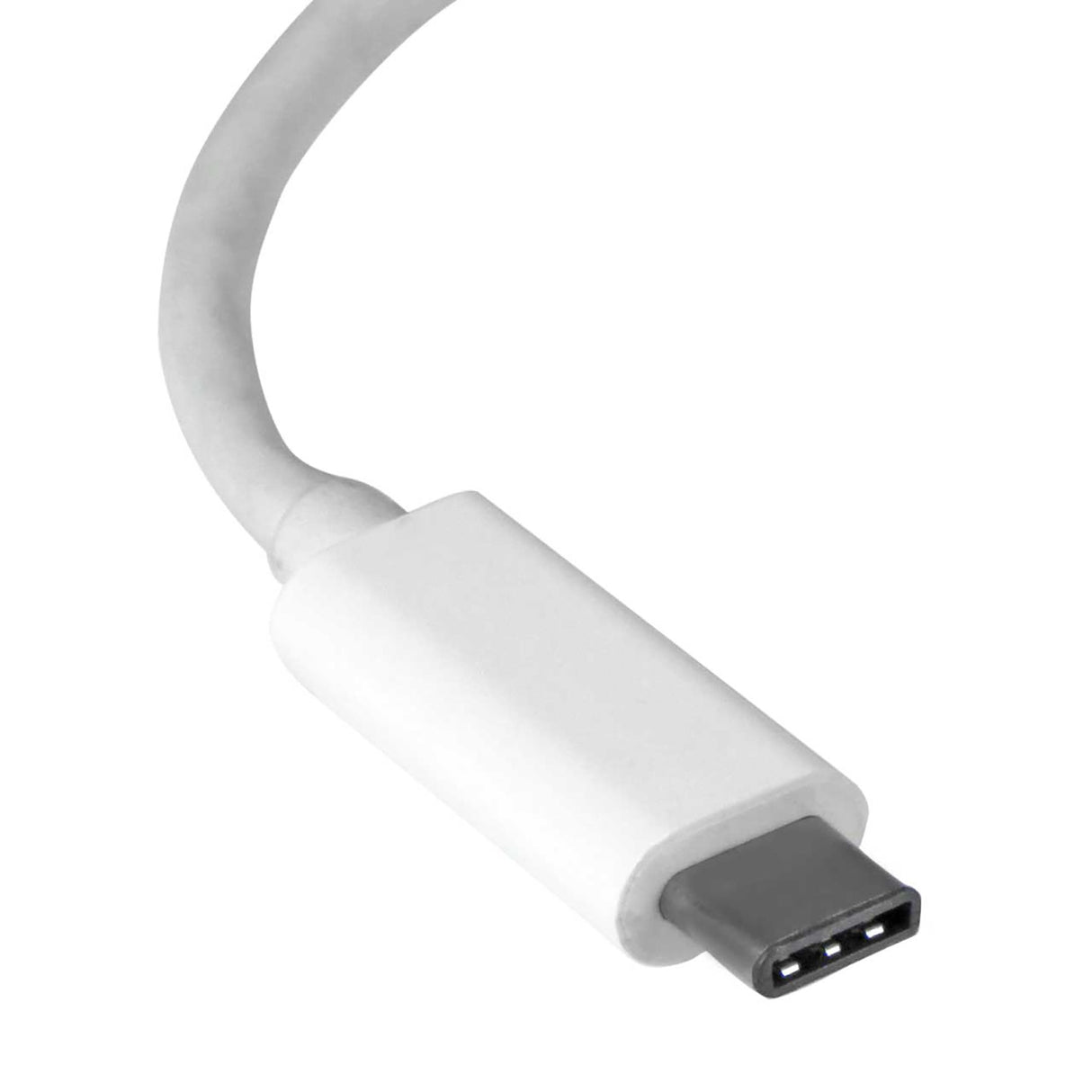 StarTech.com USB-C to Gigabit Ethernet Adapter, White, Thunderbolt 3 Compatible, Windows & Mac, RJ45 LAN Network Converter