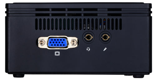 GIGABYTE GB-BACE-3160 PC/workstation barebone 0.69L sized PC Black J3160 1.6 GHz