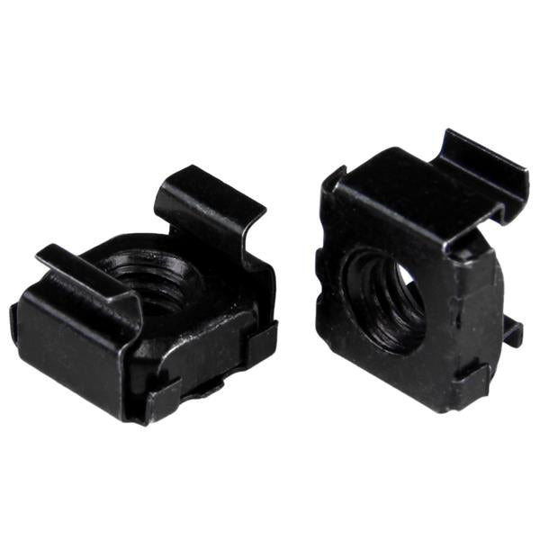 StarTech.com 100-Pack M5 Square Hole Cage Nuts and Installation Tool for 19" or 10" Server Racks, Cabinets and Enclosures, Black - TAA