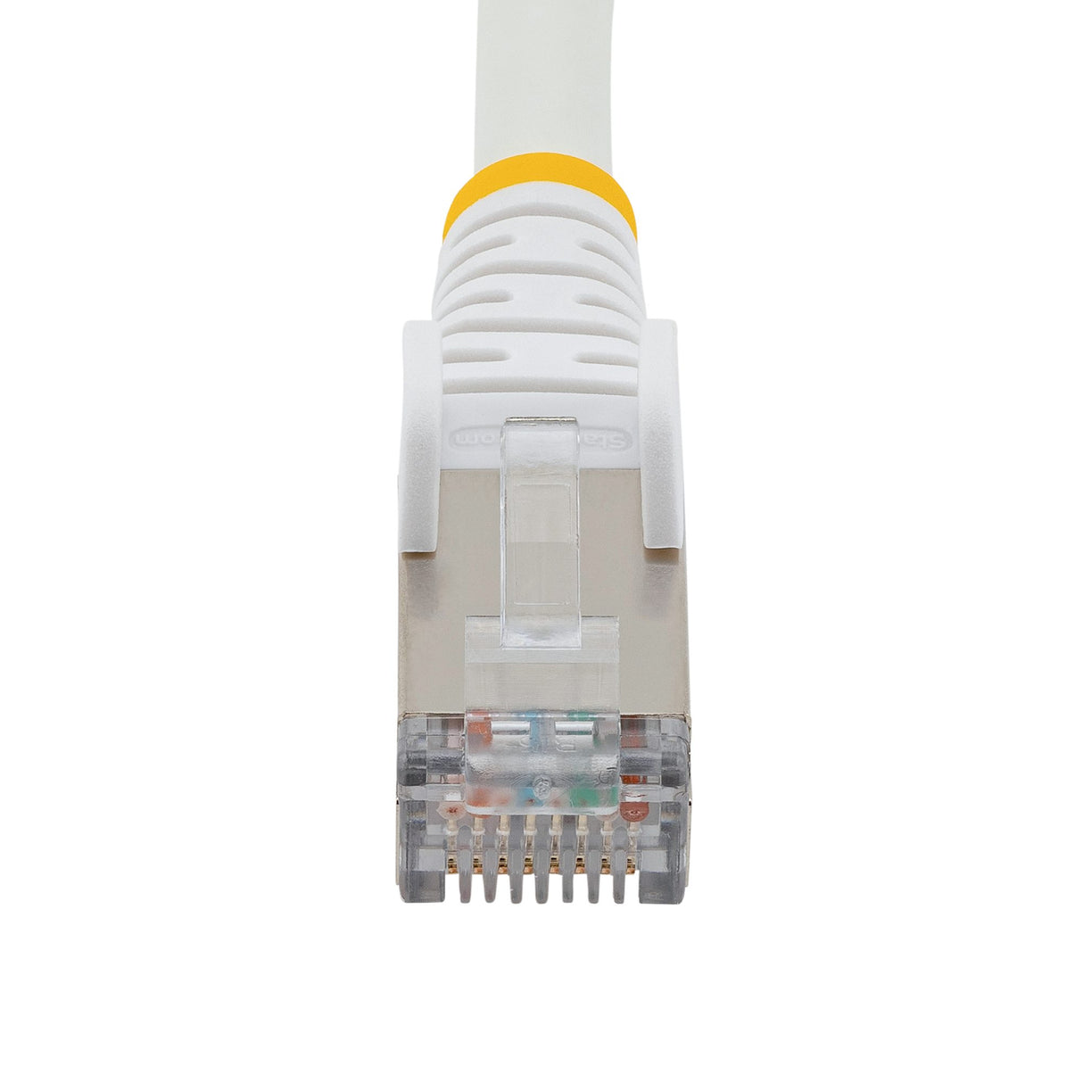 StarTech.com 100ft White CAT6a Ethernet Cable, Snagless RJ45, 10GbE, 100W PoE++, S/FTP, LSZH, 27AWG Pure Bare Copper Wire, 500MHz, Shielded Network Patch Cord w/Strain Reliefs, Individually Tested/ETL Verified