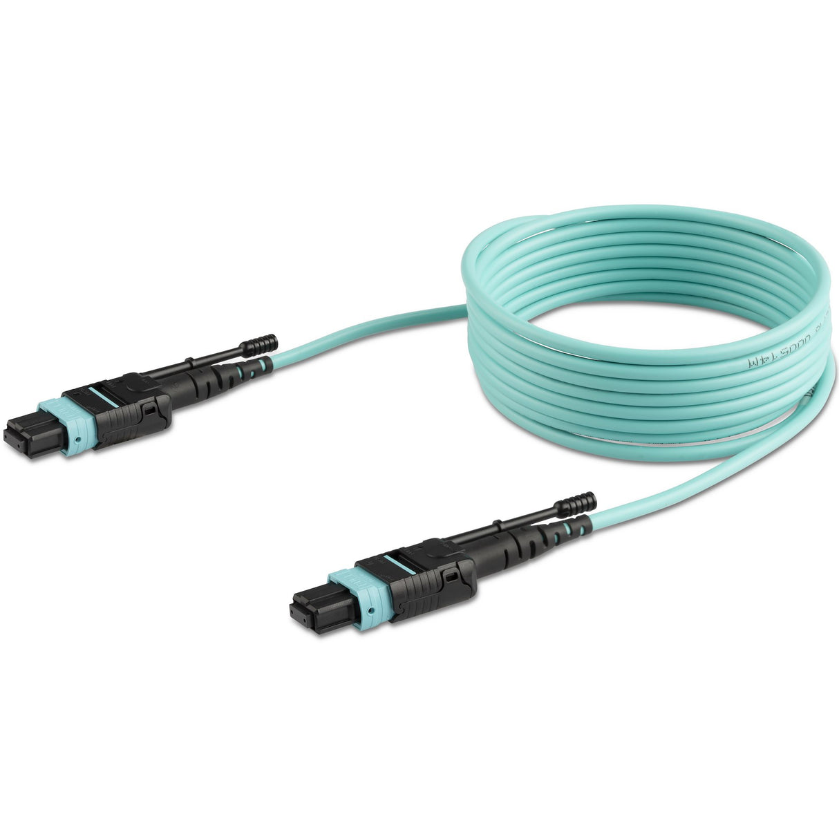 StarTech.com 2m (6ft) MTP(F)/PC OM3 Multimode Fiber Optic Cable, 12F Type-A, OFNP Plenum, 50/125µm LOMMF, 40G Networks, Low Insertion Loss, MPO Fiber Jumper Cord