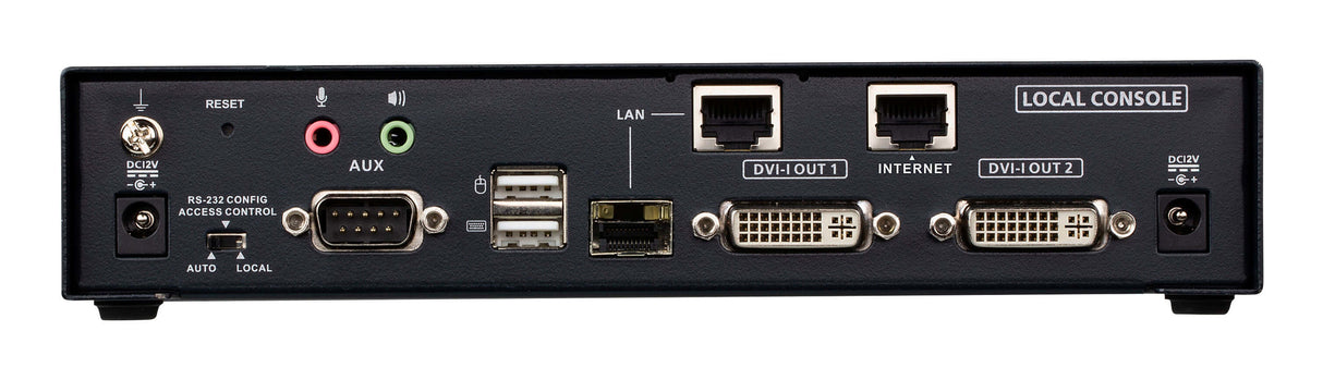 ATEN DVI-I Dual Display KVM over IP Transmitter with Internet Access