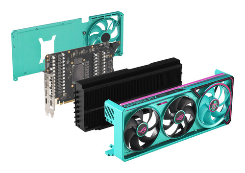ASUS ROG Astral - -RTX5080-O16G-HATSUNE-MIKU-EDITION NVIDIA GeForce RTX 5080 16 GB GDDR7