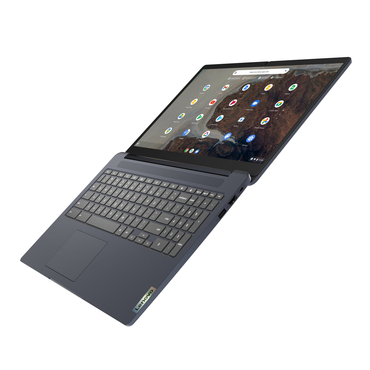 Lenovo IdeaPad 3 Chrome 15IJL6 Intel® Pentium® Silver N6000 Chromebook 39.6 cm (15.6") Touchscreen Full HD 4 GB LPDDR4x-SDRAM 128 GB eMMC Wi-Fi 6 (802.11ax) ChromeOS Blue English