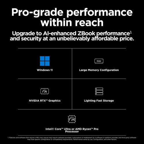 HP ZBook Power G11 A AMD Ryzen™ 9 8945HS Mobile workstation 40.6 cm (16") WUXGA 64 GB DDR5-SDRAM 1 TB SSD NVIDIA RTX 3000 Ada Wi-Fi 6E (802.11ax) Windows 11 Pro