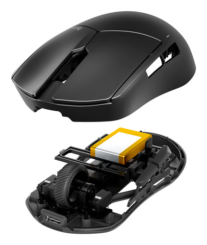 be quiet! Dark Perk Sym mouse Gaming Right-hand RF Wireless + USB Type-C Optical 32000 DPI