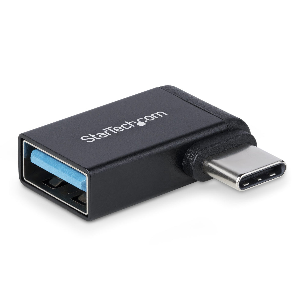 StarTech.com USB-C to USB-A Adapter, Right-Angled, USB 5Gbps, 3A, USB-C Male to USB-A Female Converter, Durable Metal Housing - Thunderbolt Compatible