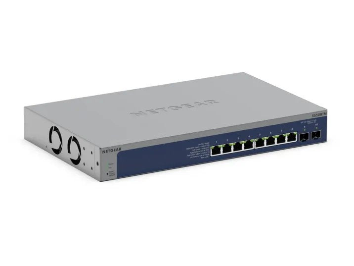 NETGEAR XS508TM Managed L2/L3/L4 10G Ethernet (100/1000/10000) 1U Grey, Blue